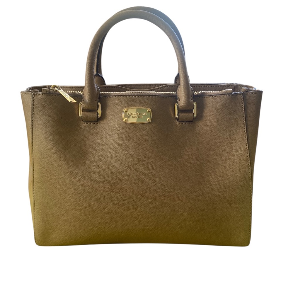 Michael Kors Tan Satchel Bag GUC